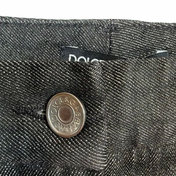 NWT Dolce & Gabbana Women’s Collection Dark Wash Denim Mini Skirt (039) - Picture 5 of 14